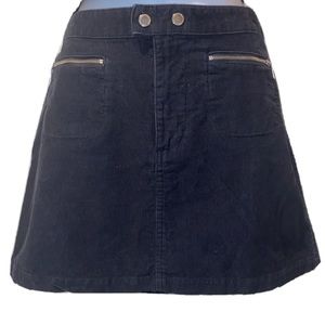 Abercrombie & Fitch women’s size 4 Navy Blue Corduroy skirt